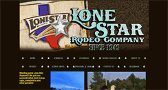 Desktop Screenshot of lonestarrodeoco.com